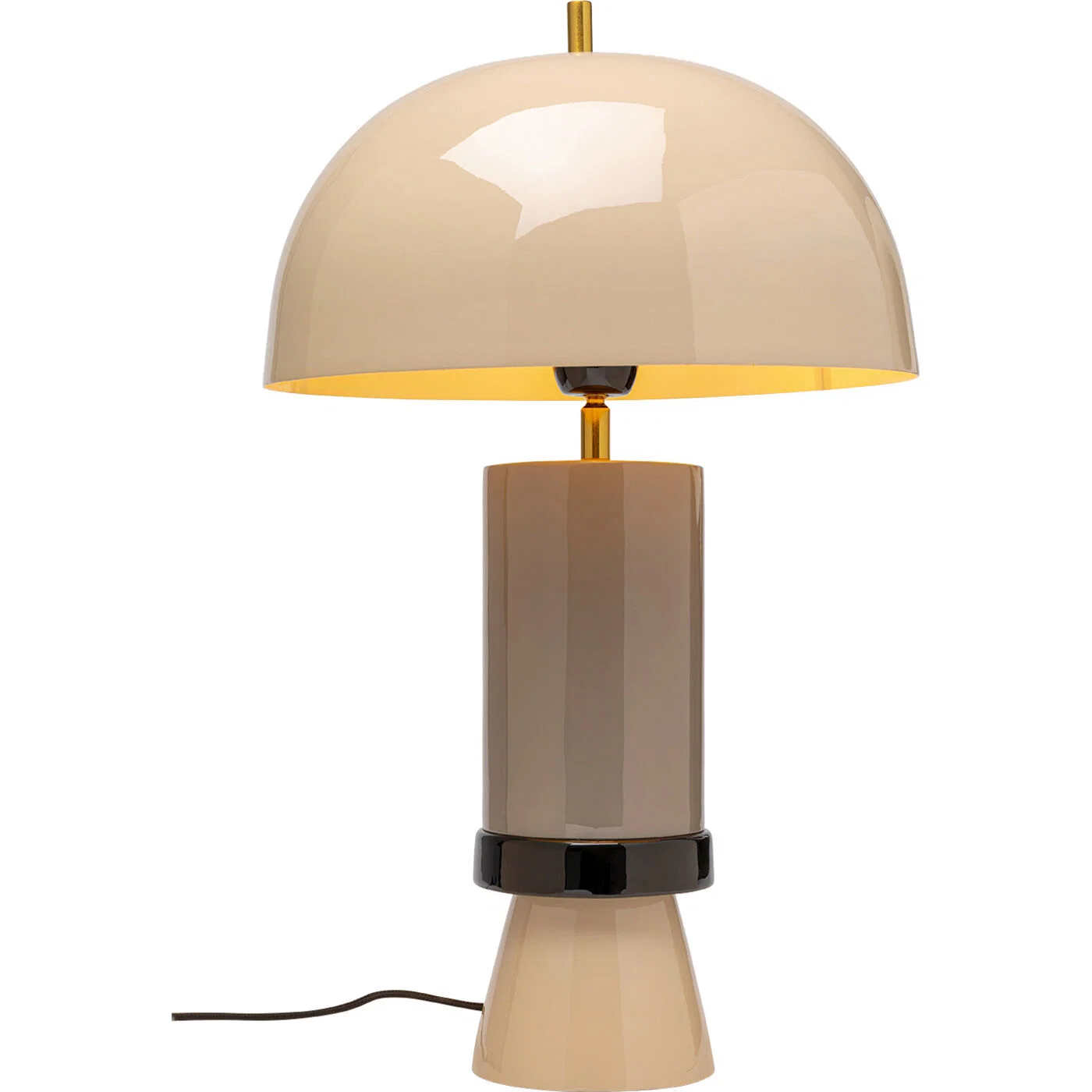 Tischleuchte Lichtduo Grau 51 cm