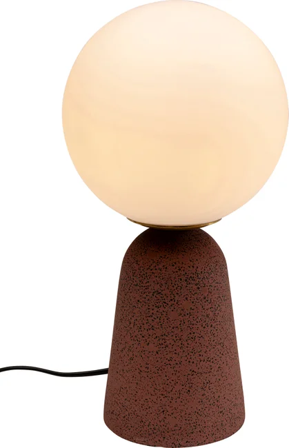 Tischleuchte Lichtrund Rot 33 cm