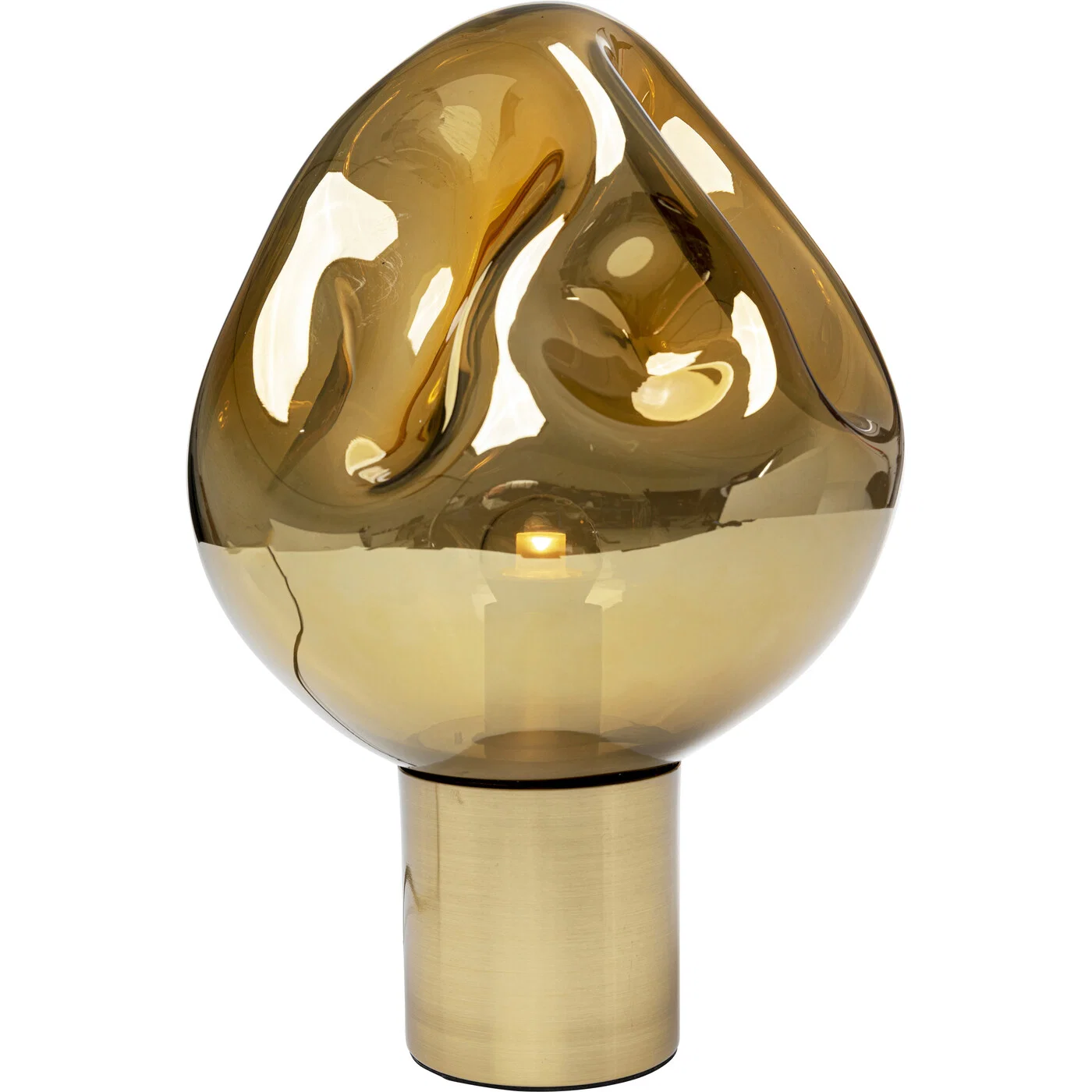 Tischleuchte Lichtstern Bernstein 38 cm