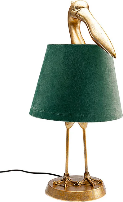 Tischleuchte Pelikanfigur 62 cm