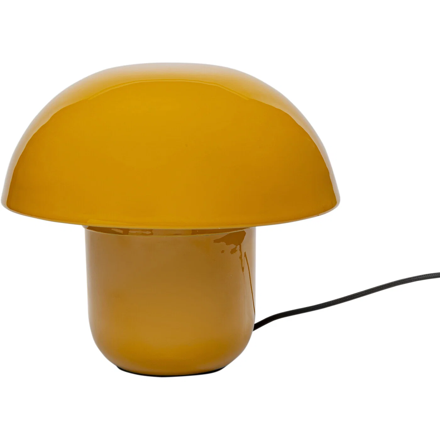 Tischleuchte Pilzlicht Glanz Gelb 27 cm
