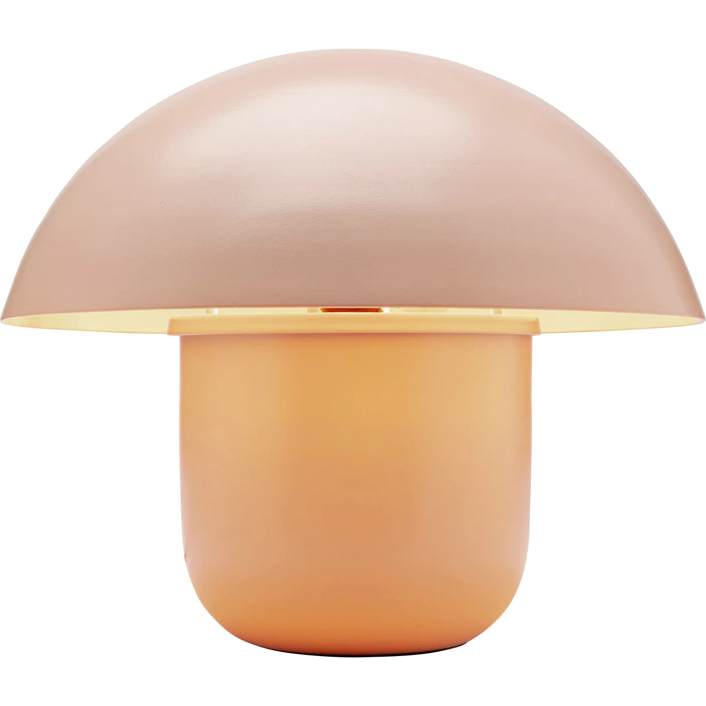 Tischleuchte Pilzlicht Matt Peach 27 cm