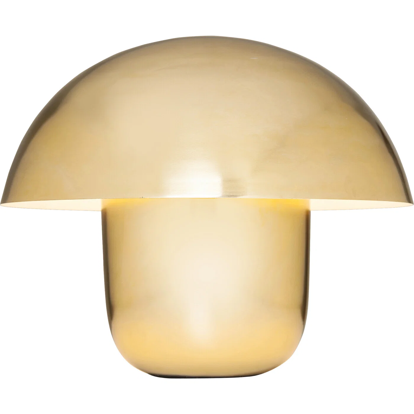 Tischleuchte Pilzlicht Messing 44 cm