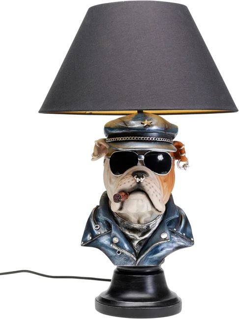 Tischleuchte Punkhund 57 cm