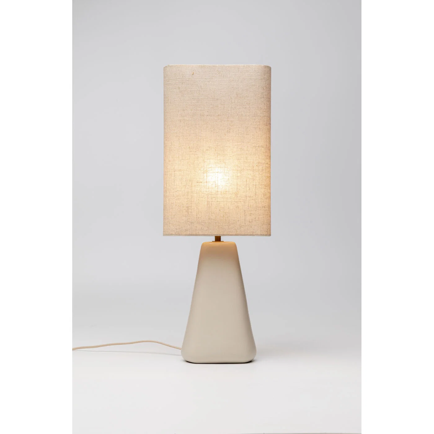 Tischleuchte Schirmgruß Weiß 63 cm