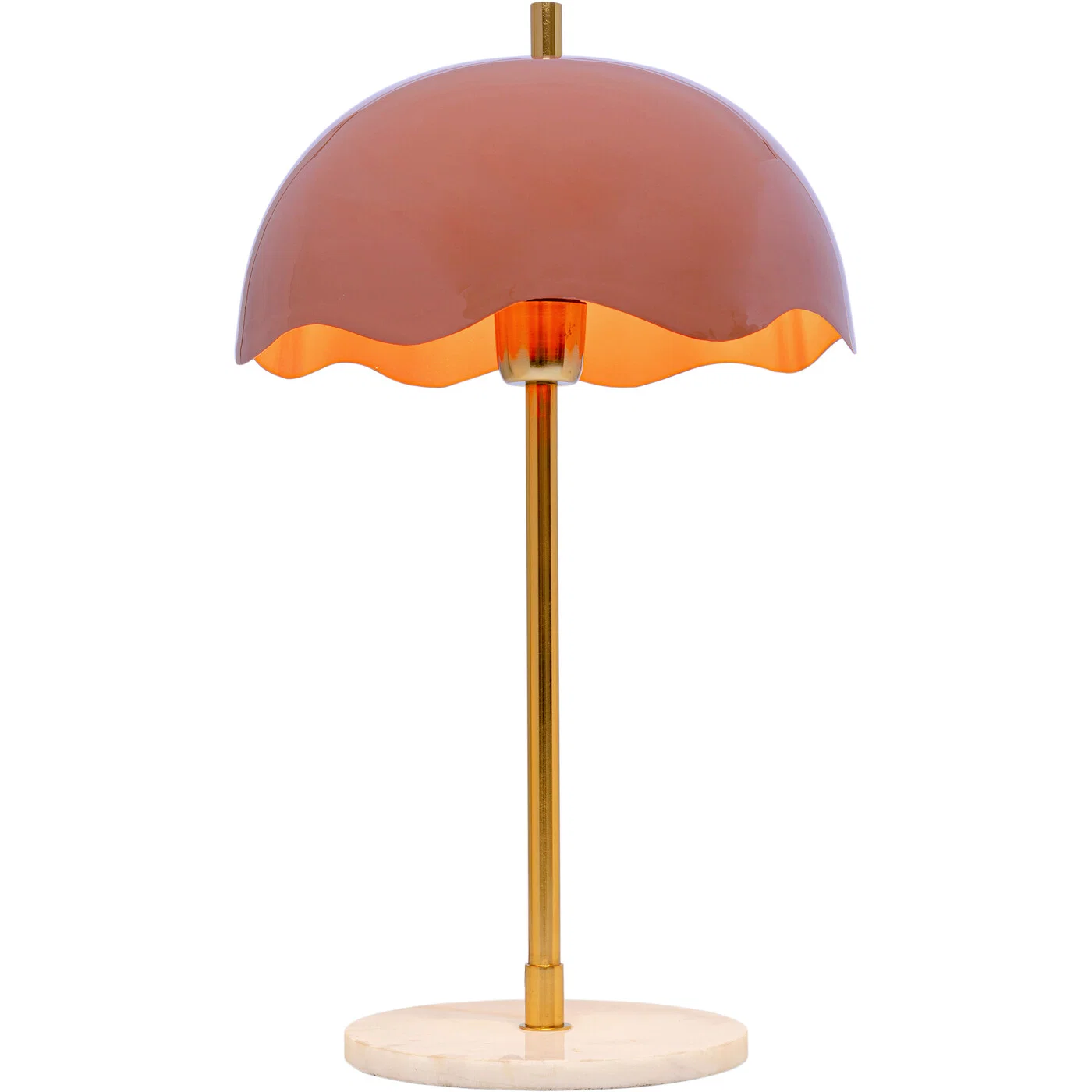 Tischleuchte Schirmkegel Rosa 50 cm