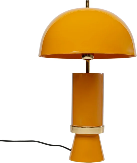Tischleuchte Schirmspiel Gelb 51 cm