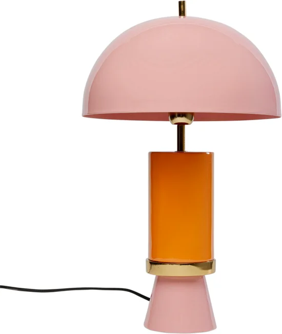Tischleuchte Schirmspiel Pink 51 cm