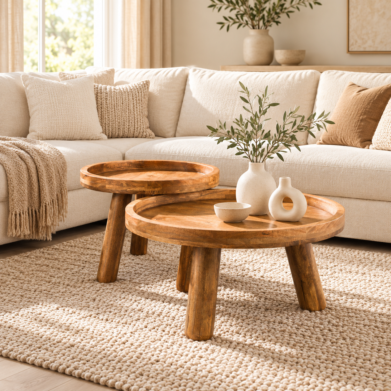Couchtisch Tessin Set aus 2