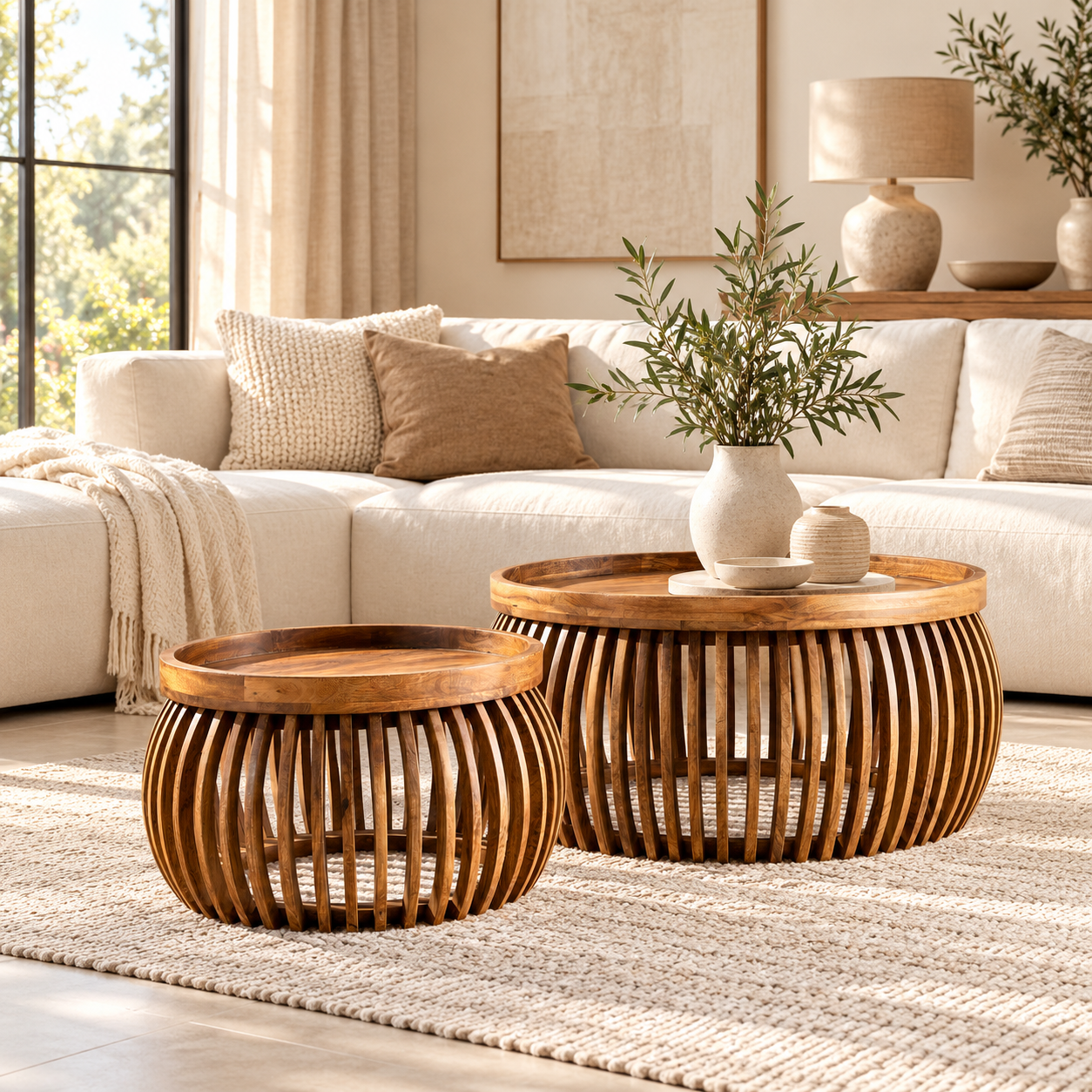 Couchtisch Hain Bogen Set aus 2
