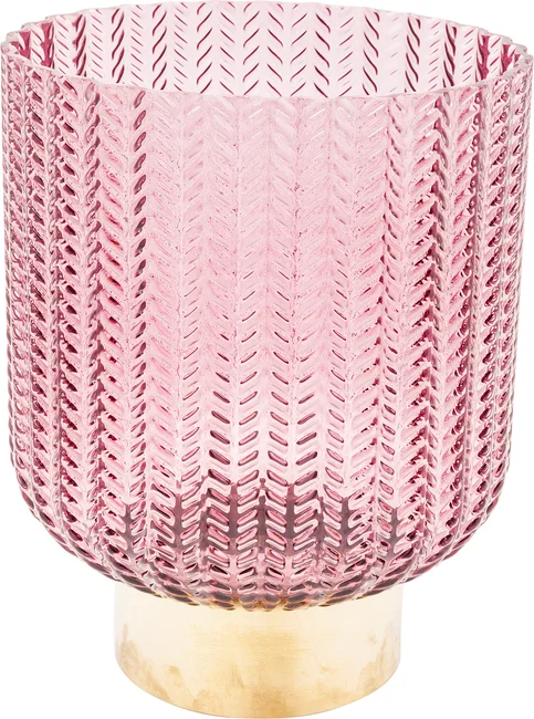 Vase Glasfacetten Beere 24 cm