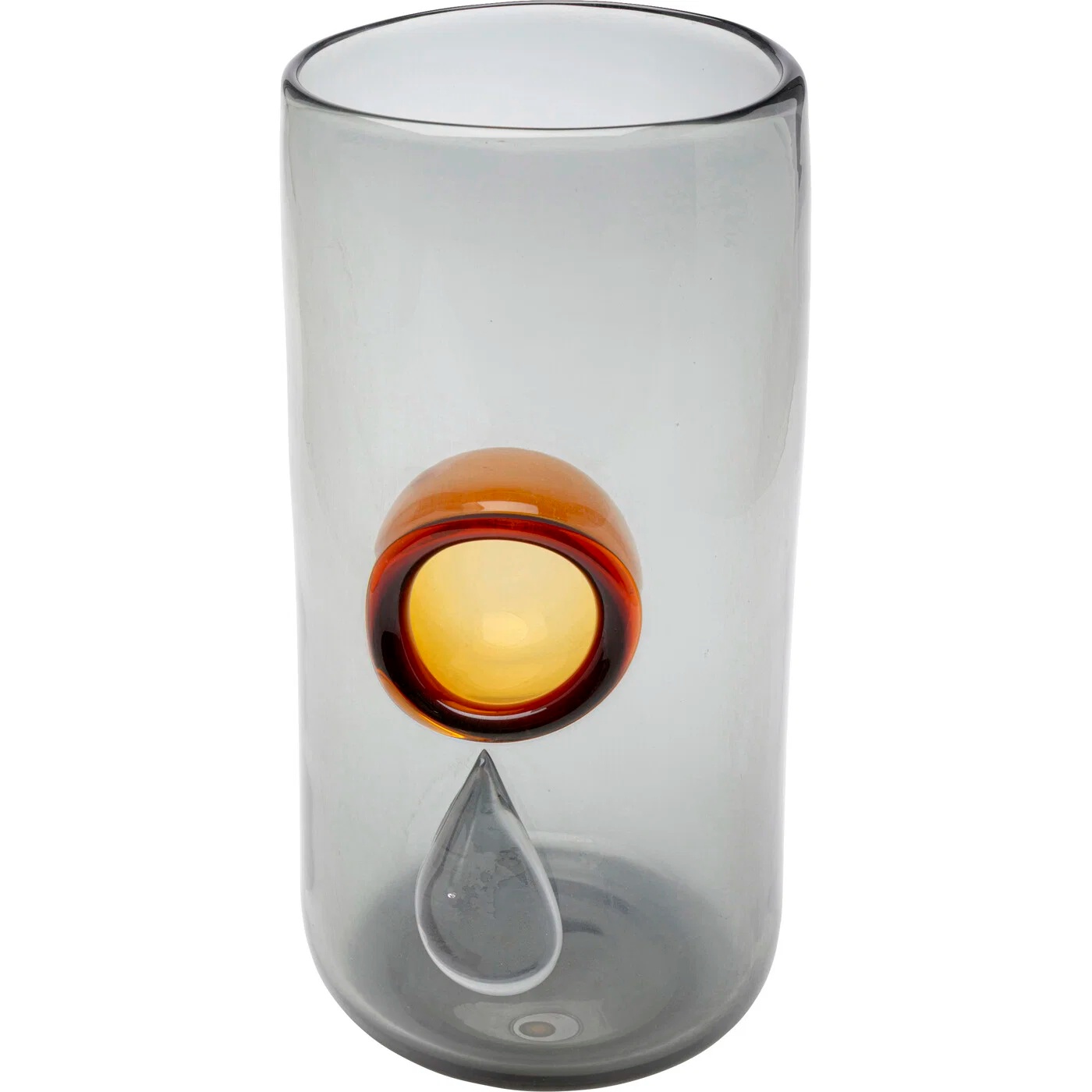 Vase mit Farbigem Kreis 33 cm