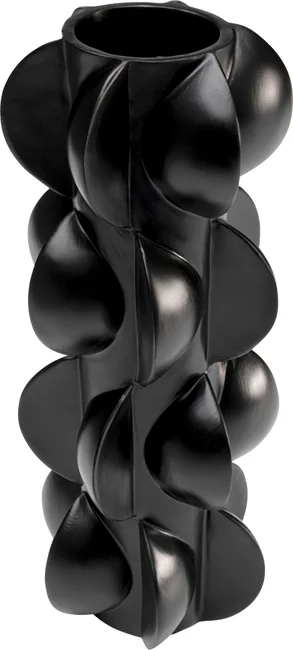 Vase Windspiel Schwarz 35 cm