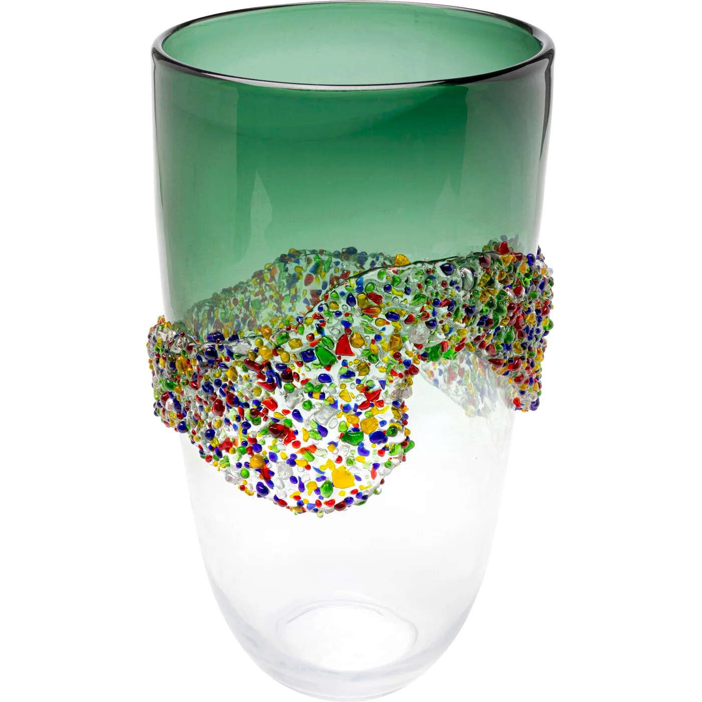 Vase Farbglitzer 36 cm