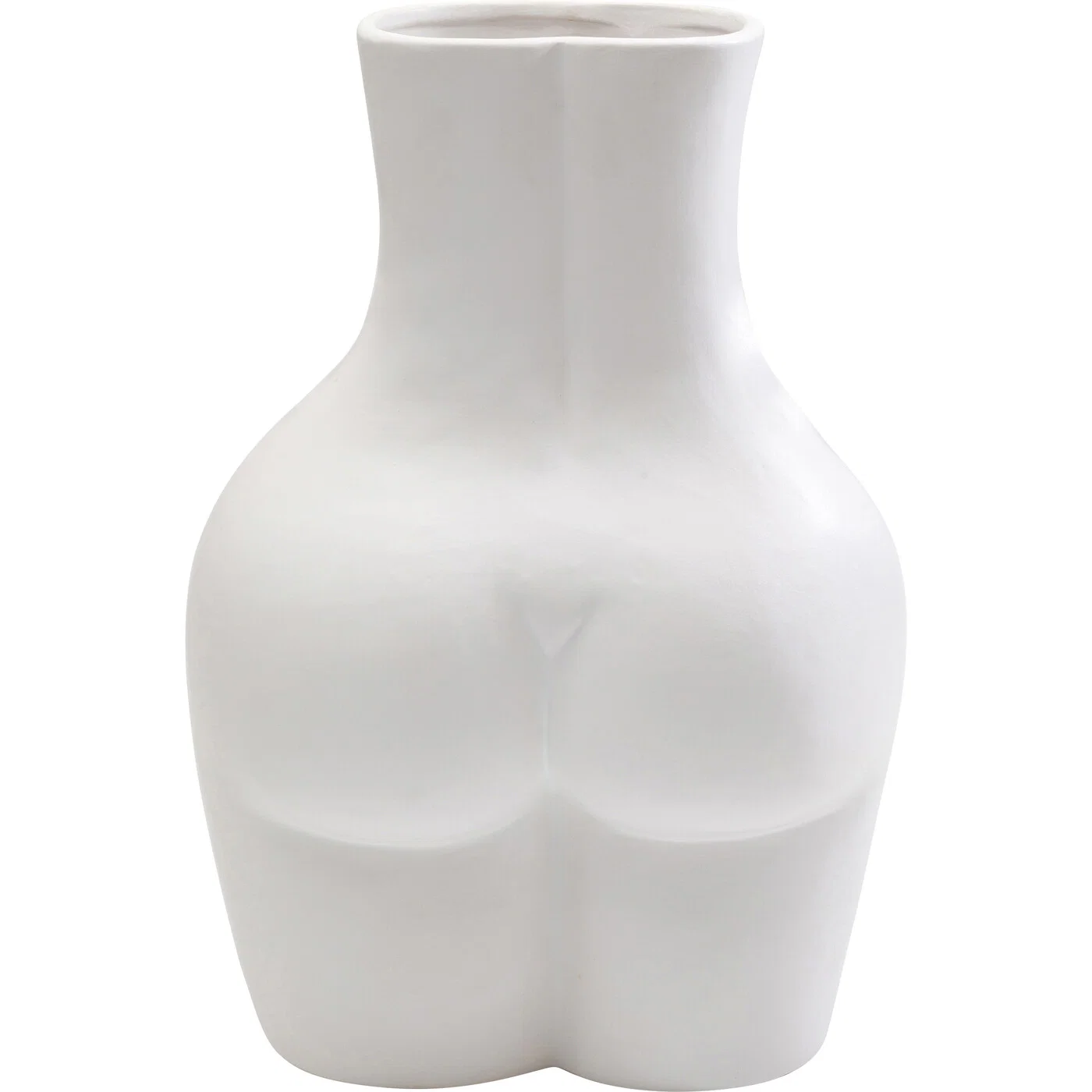 Vase Frauengestalt Weiß 40 cm
