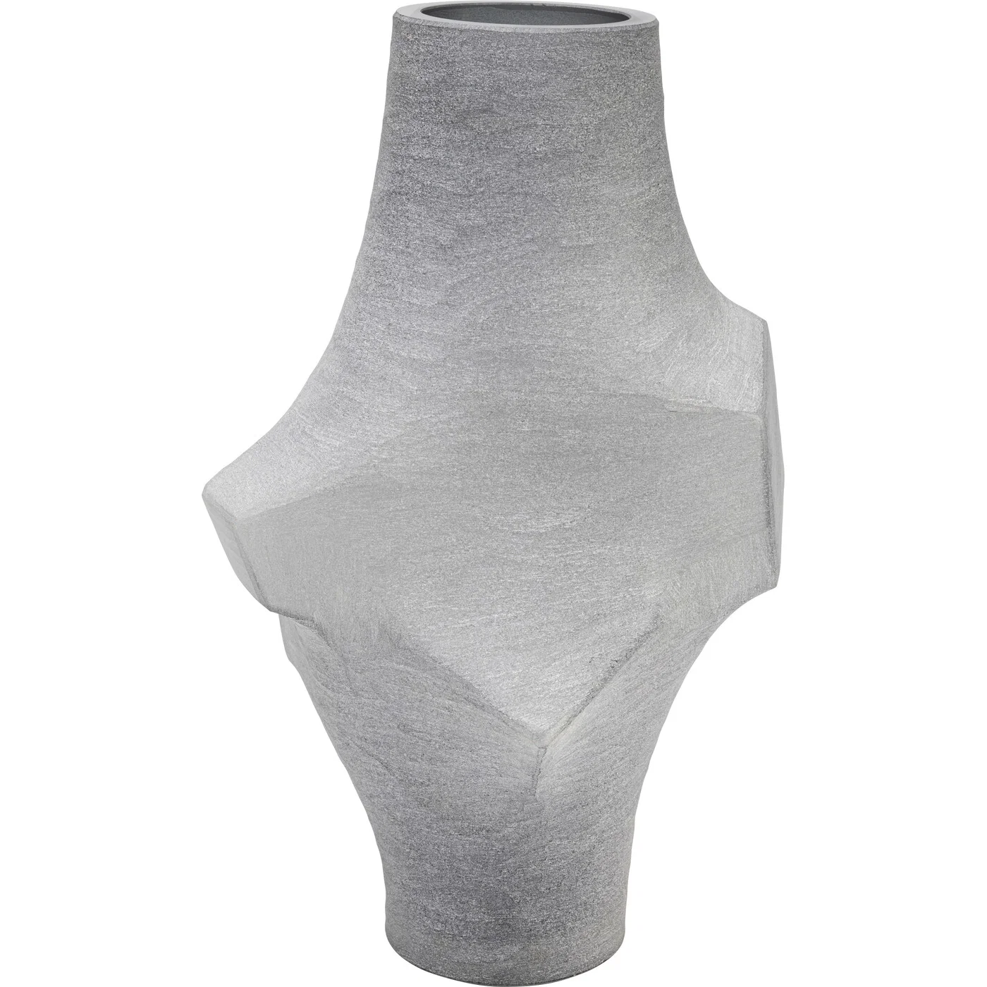 Vase Glasruhe Grau 46 cm