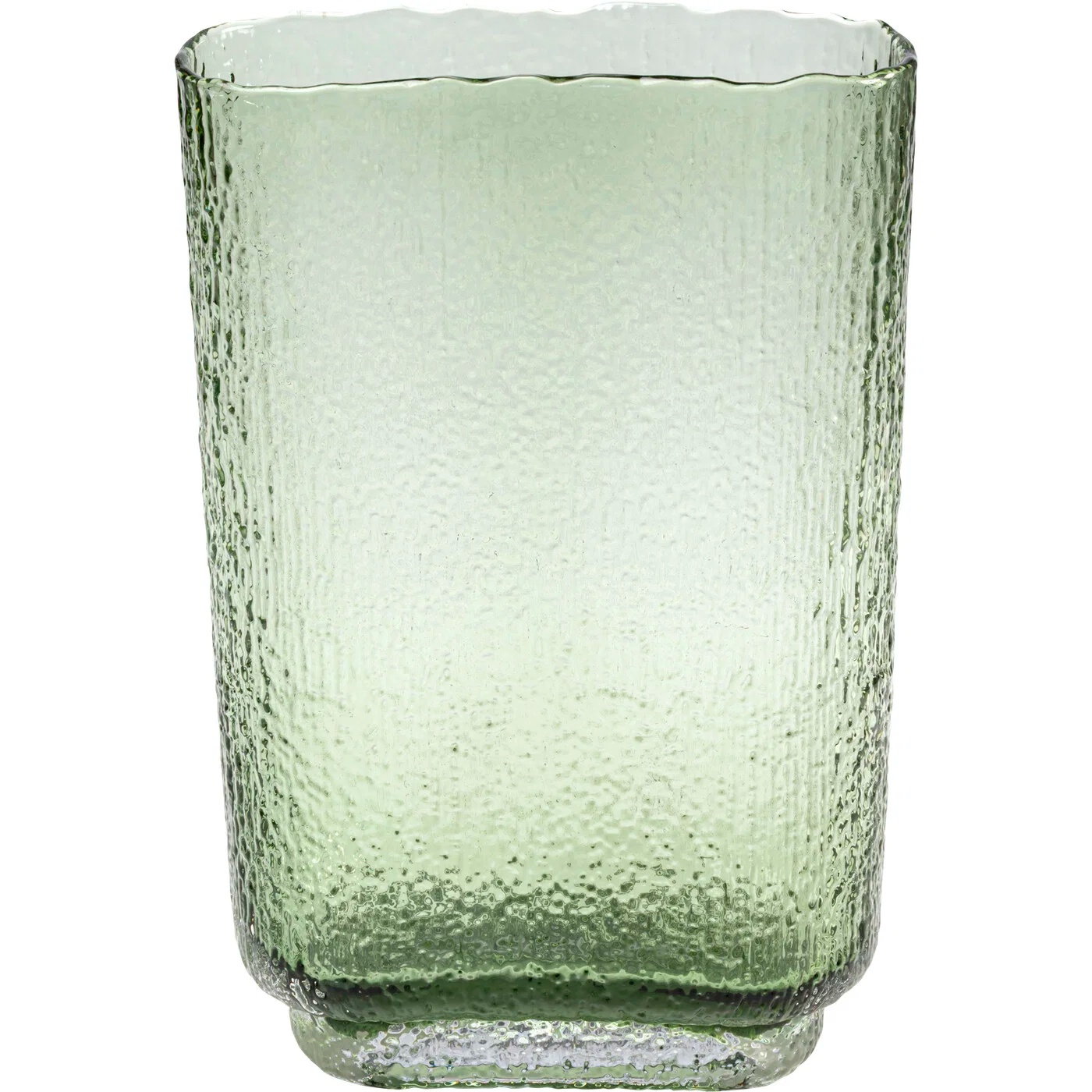 Vase Glasstruktur Grün 31 cm