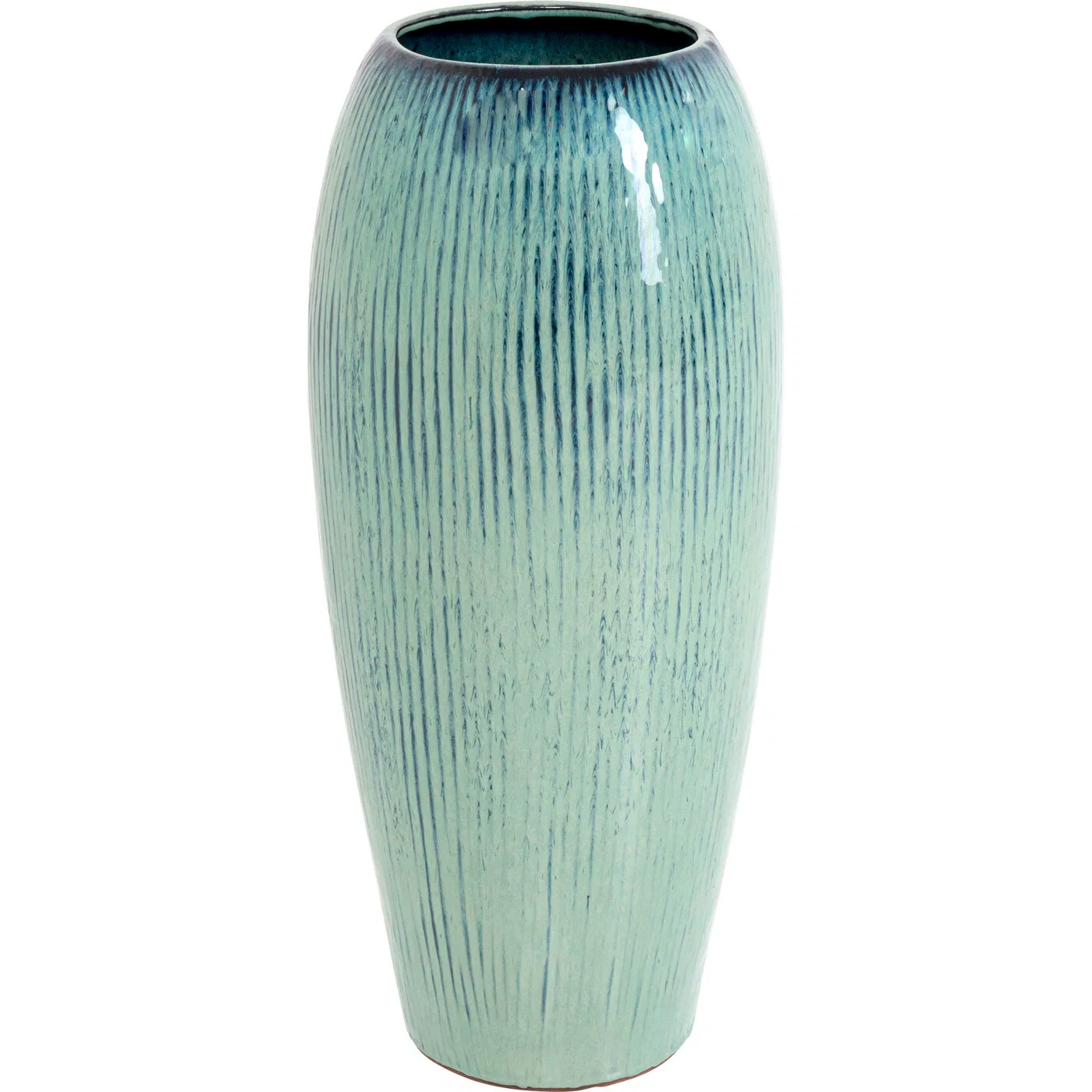 Vase Glasurblau 82 cm