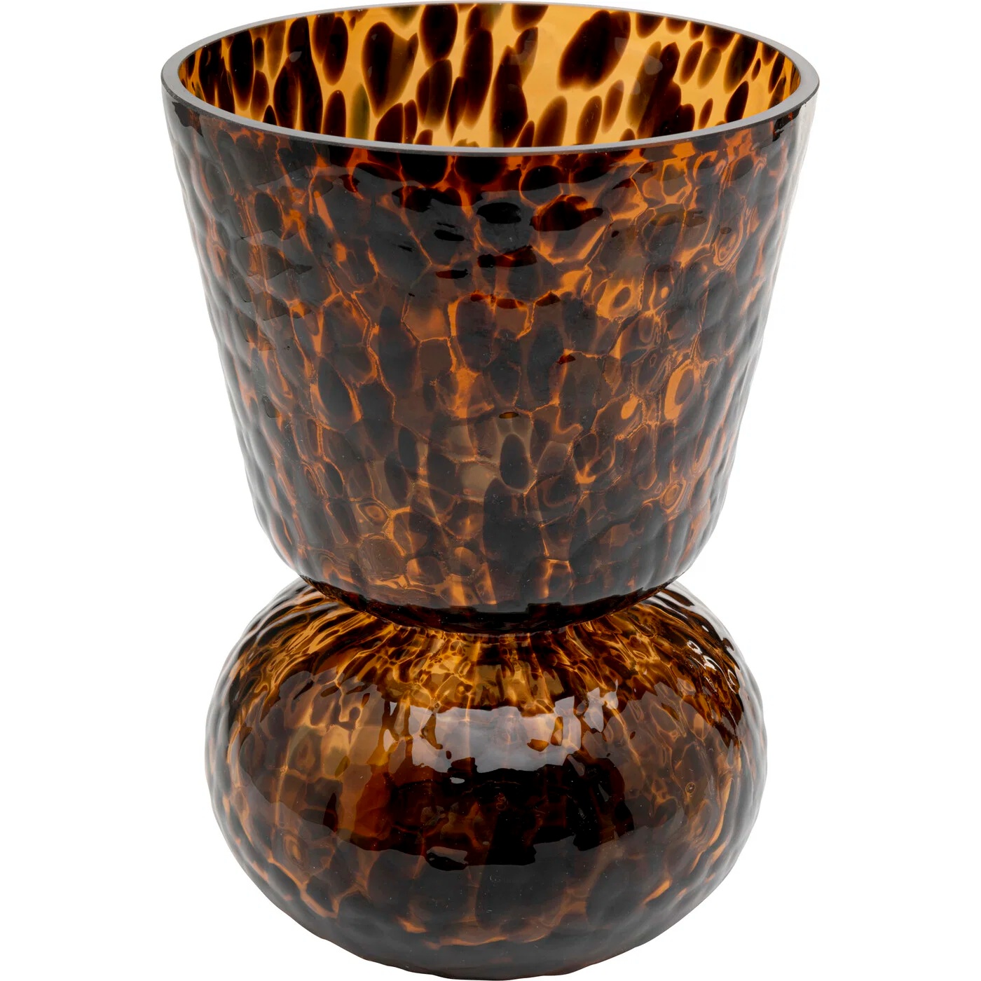 Vase Karamellglas 25 cm