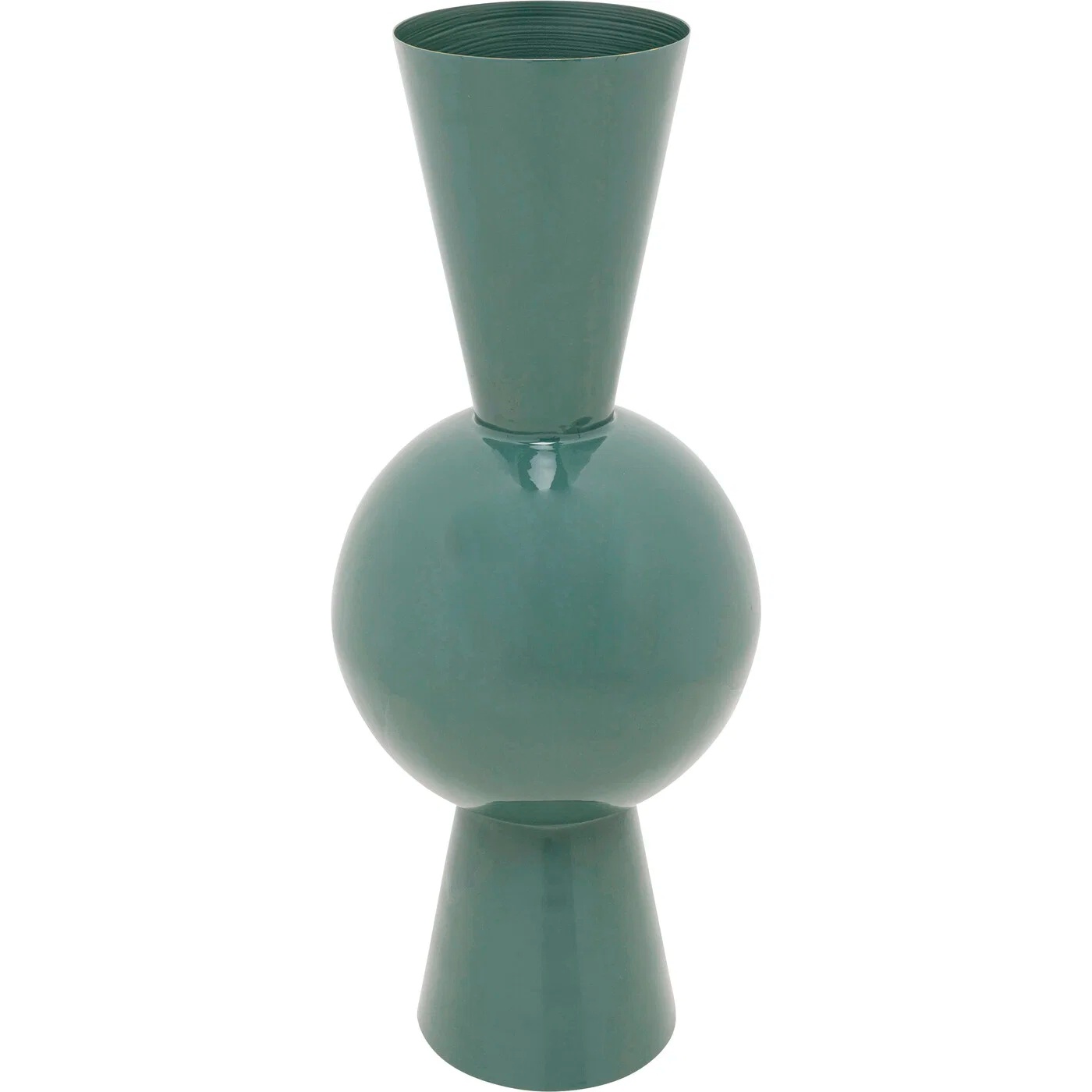 Vase Kelchbalance Petrol 60 cm