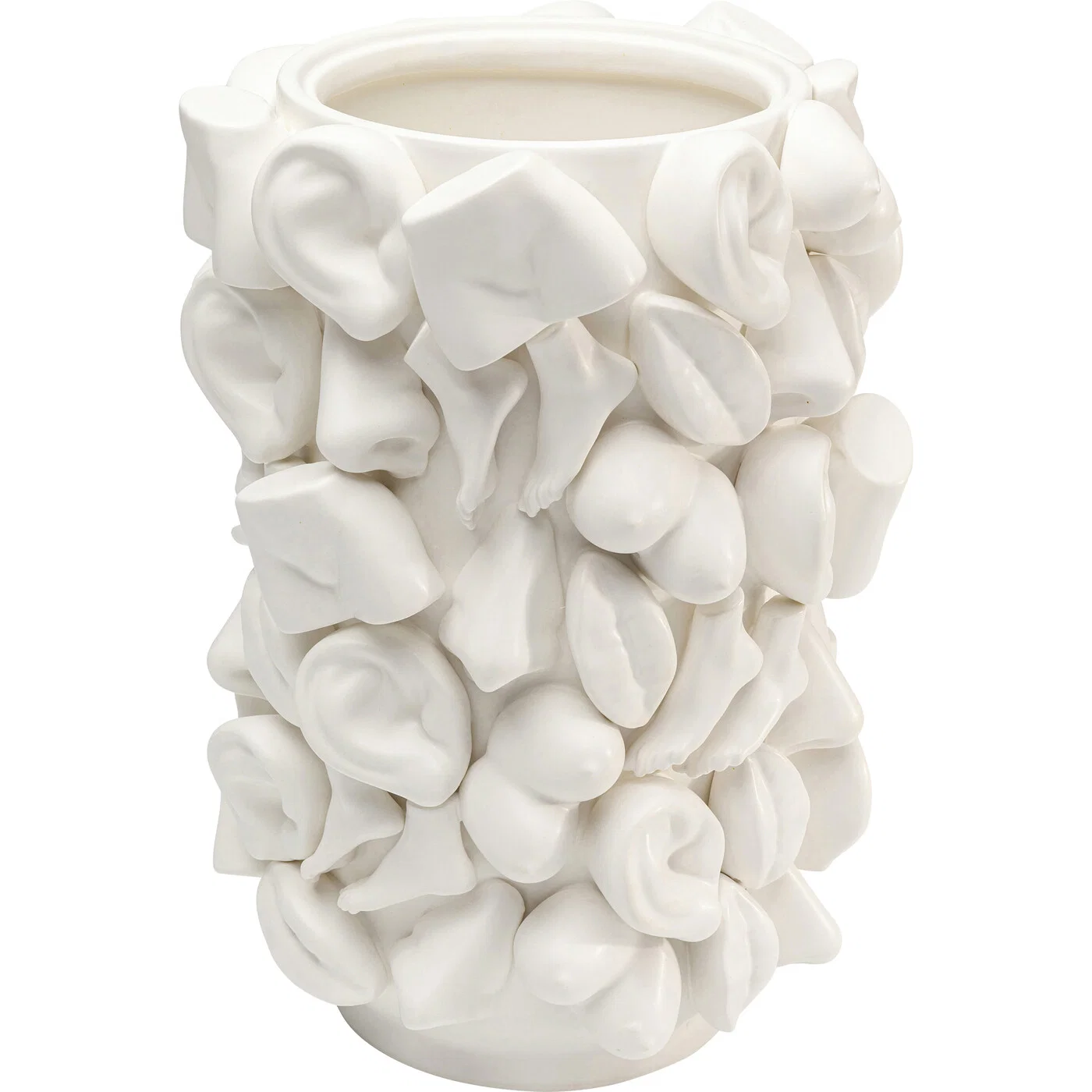 Vase Körperkunst Weiß 36 cm