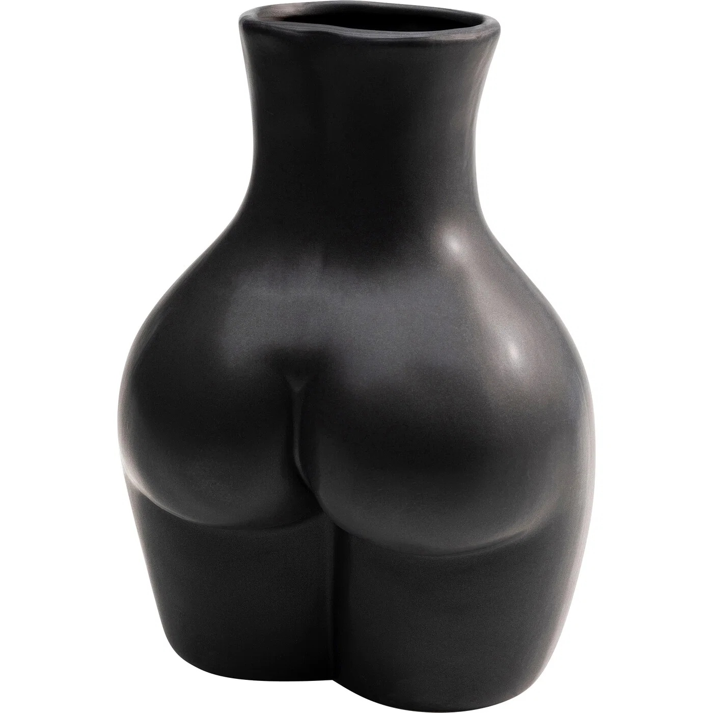 Vase Körpersilhouette Schwarz 22 cm