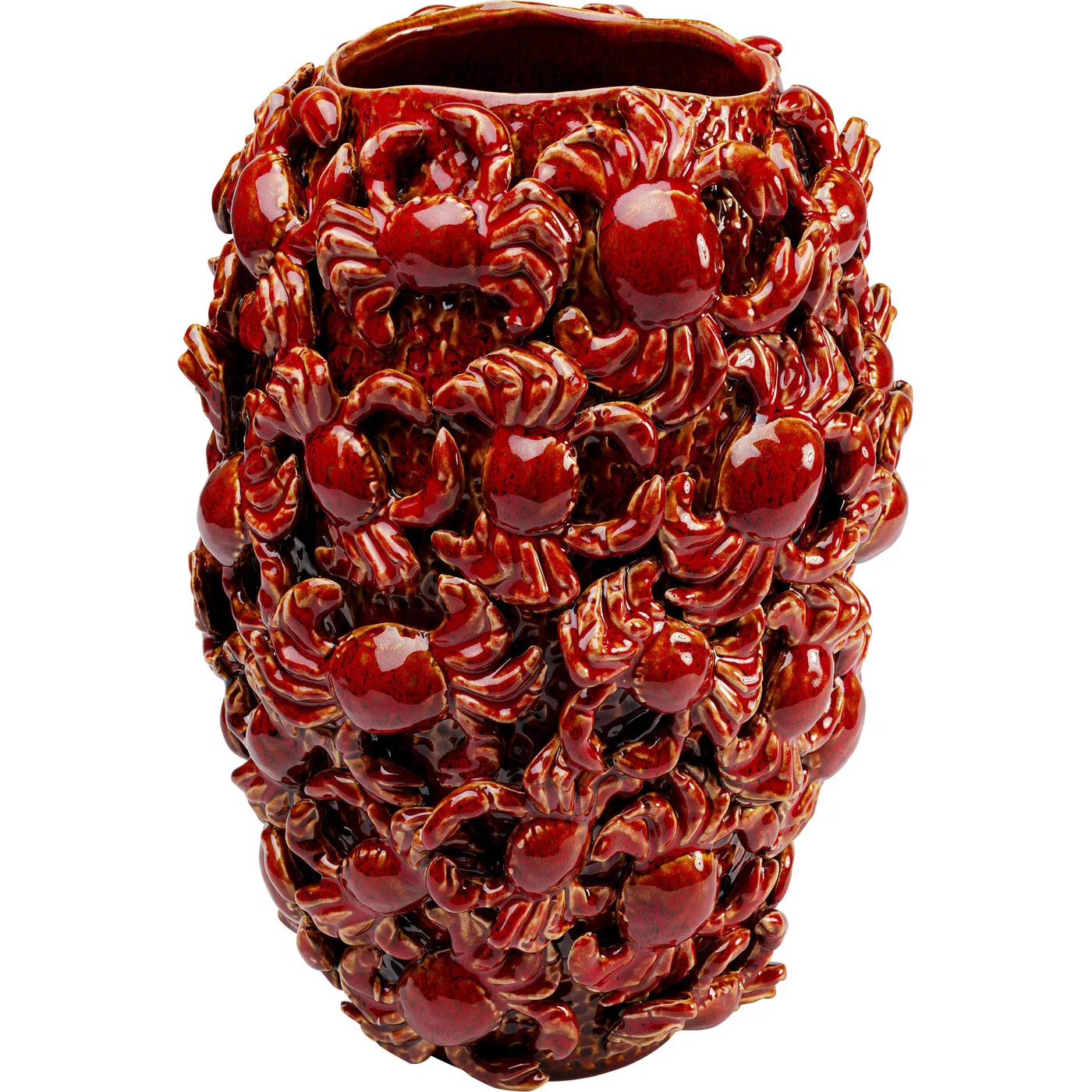 Vase Krabbenrelief 39 cm