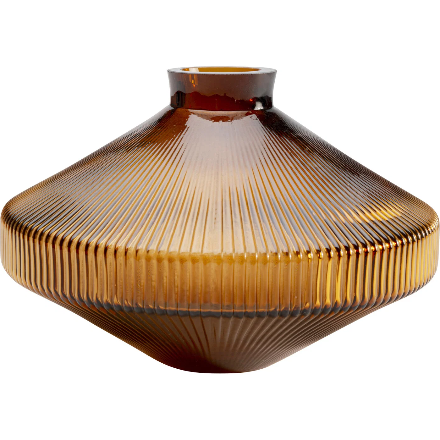 Vase Rillenglas 24 cm