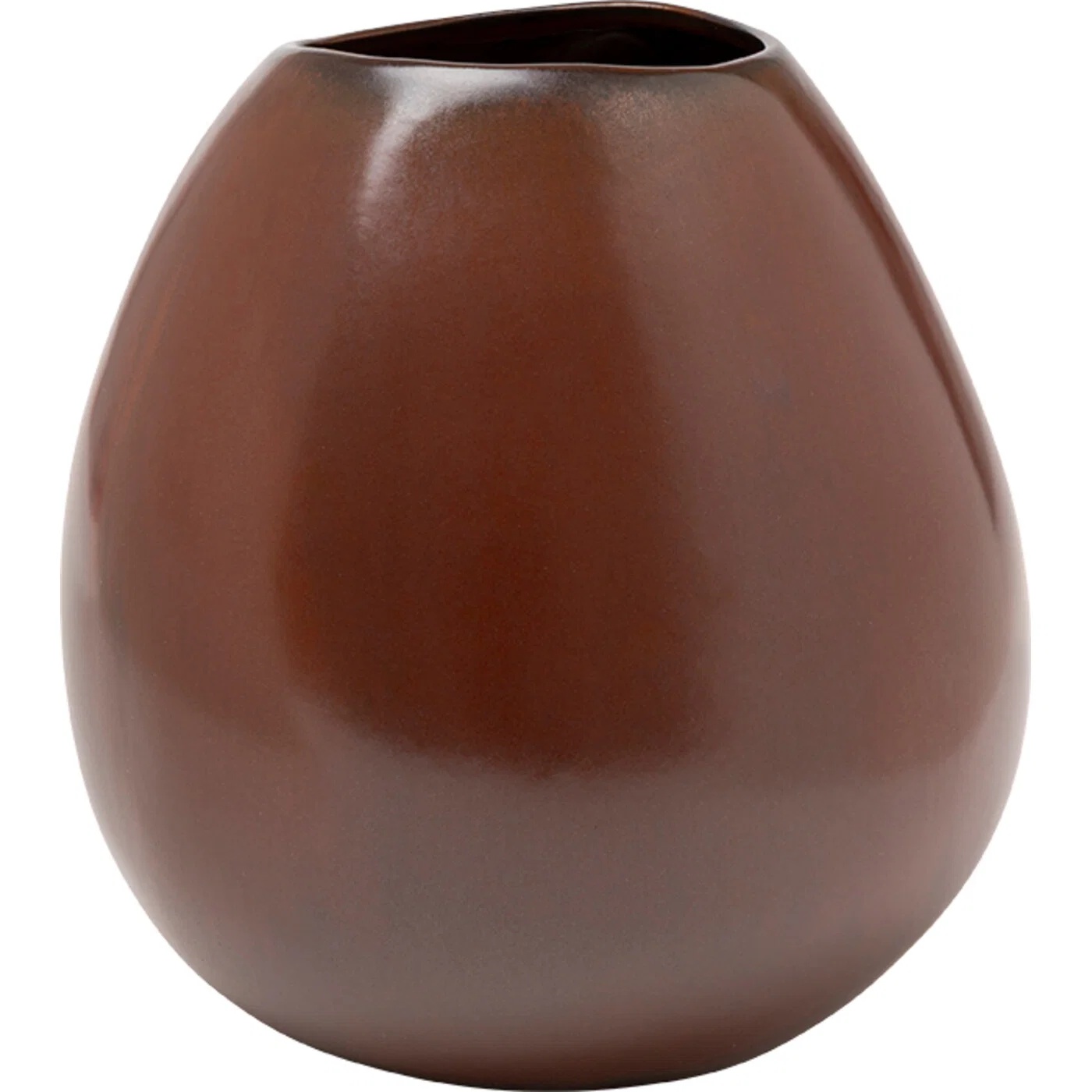 Vase Rundform Braun 23 cm