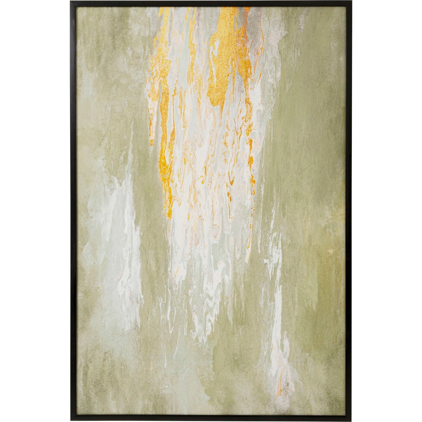 Wandbild Abstrakte Farblinien 120 × 180 cm