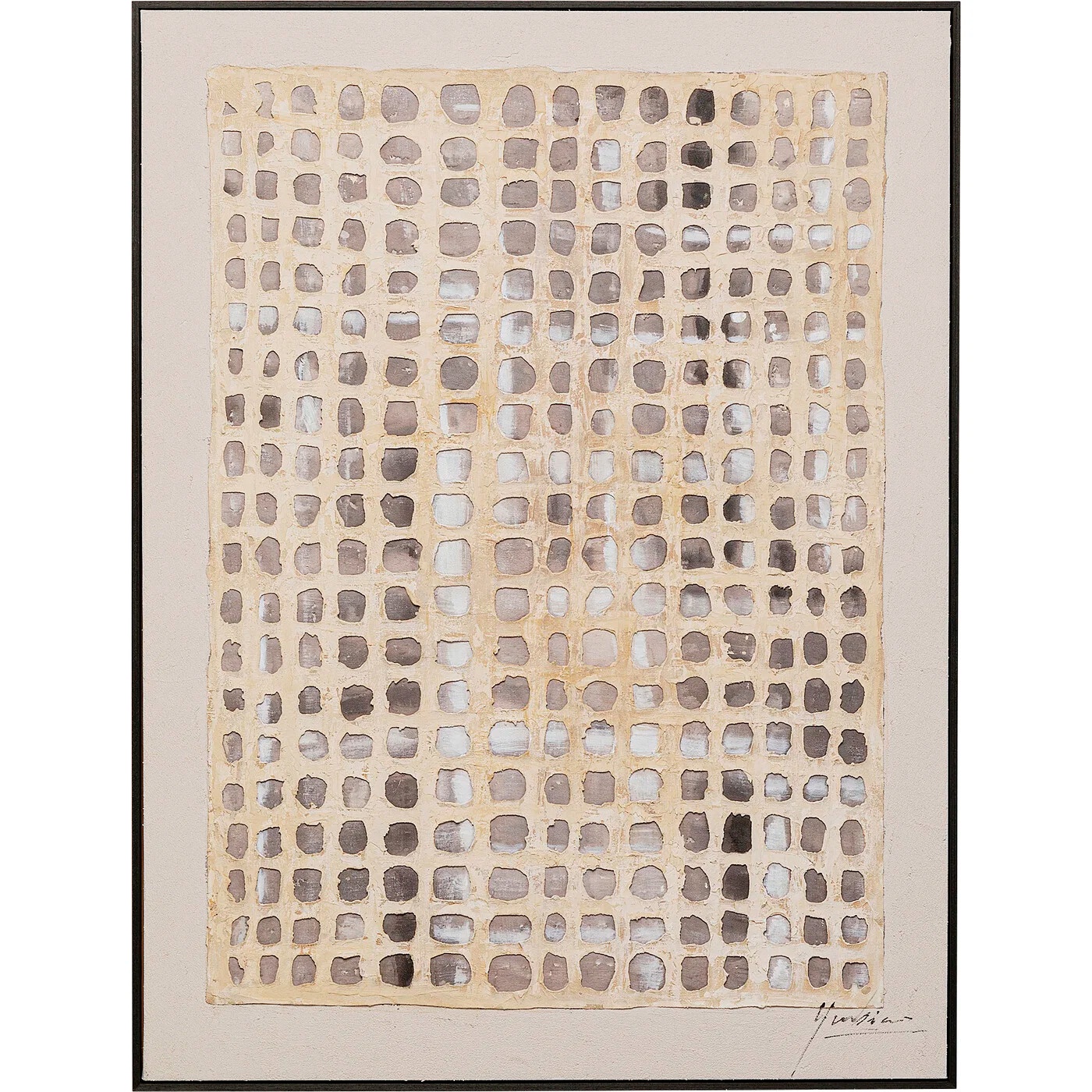 Wandbild Raster aus Farben 90 × 120 cm