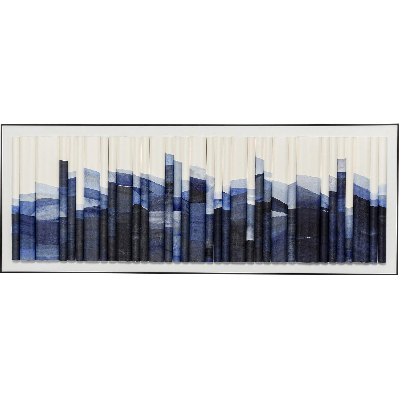 Wandbild Blaue Skyline 160 × 60 cm