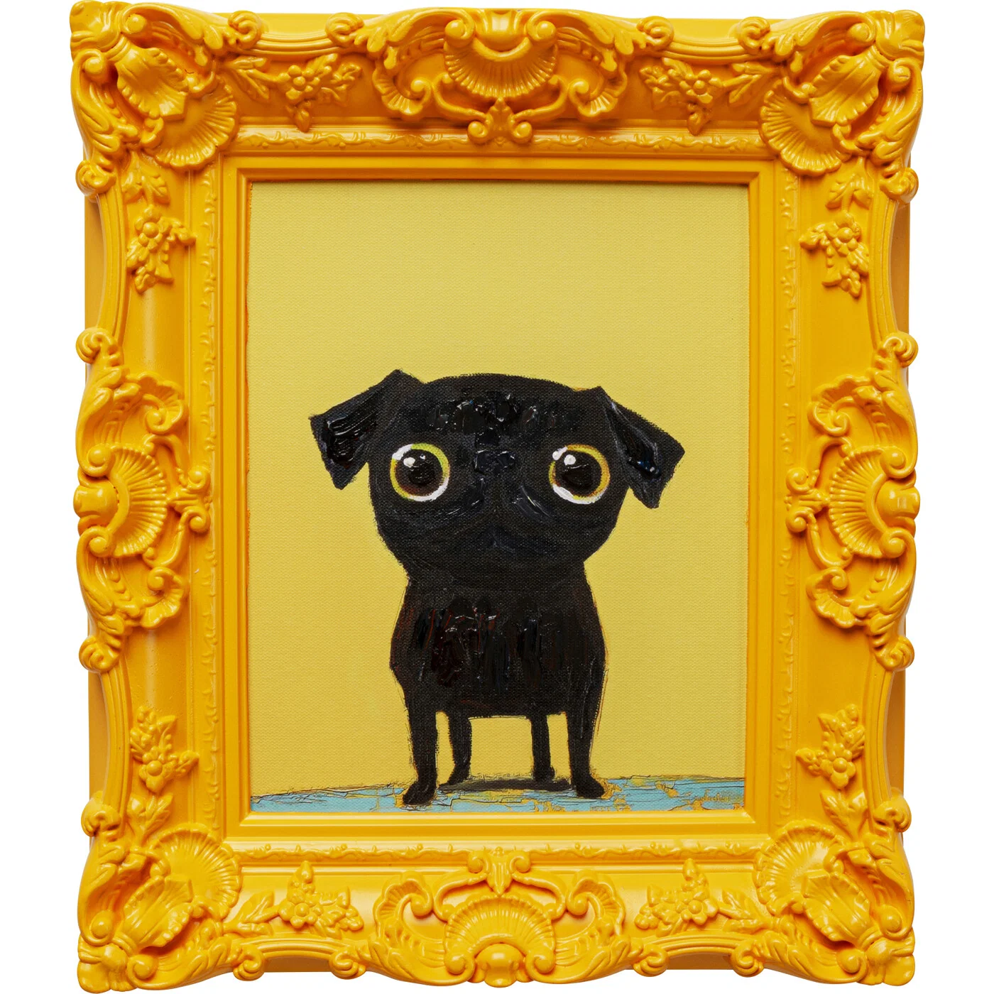 Wandbild Hundeblick 30 × 35 cm