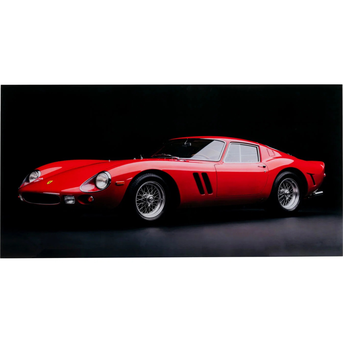 Wandbild Sportwagen Rot 200 × 100 cm