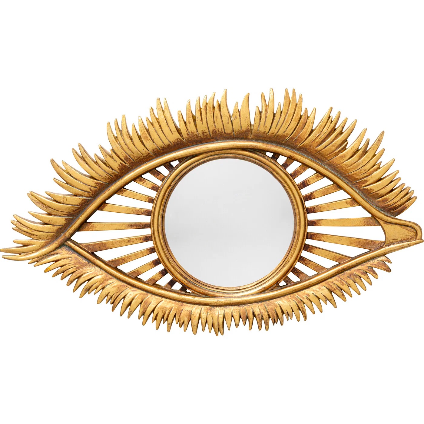 Wandspiegel Auge Gold 47 × 27 cm