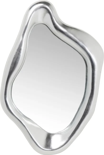 Wandspiegel Facettenspiel Silber 119 × 76 cm