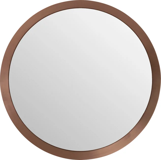 Wandspiegel Kaffeeton Ø 100 cm
