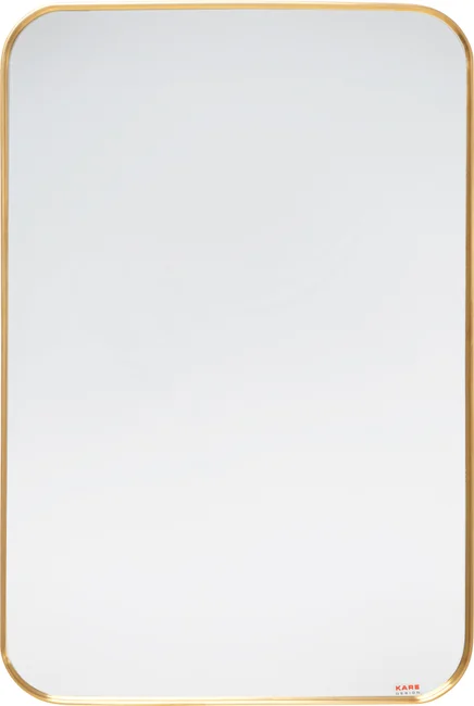Wandspiegel Messinglinie 80 × 120 cm