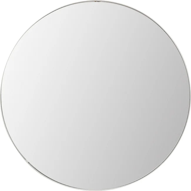 Wandspiegel Rundsaum Greige Ø 100 cm
