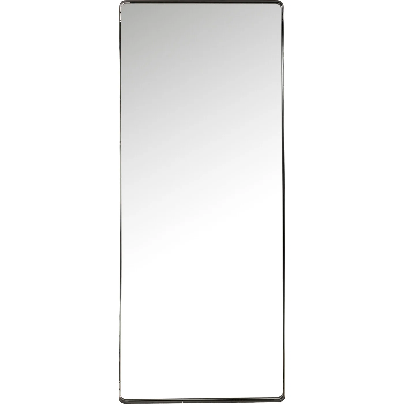 Wandspiegel Schattenrand Schwarz 200 × 80 cm