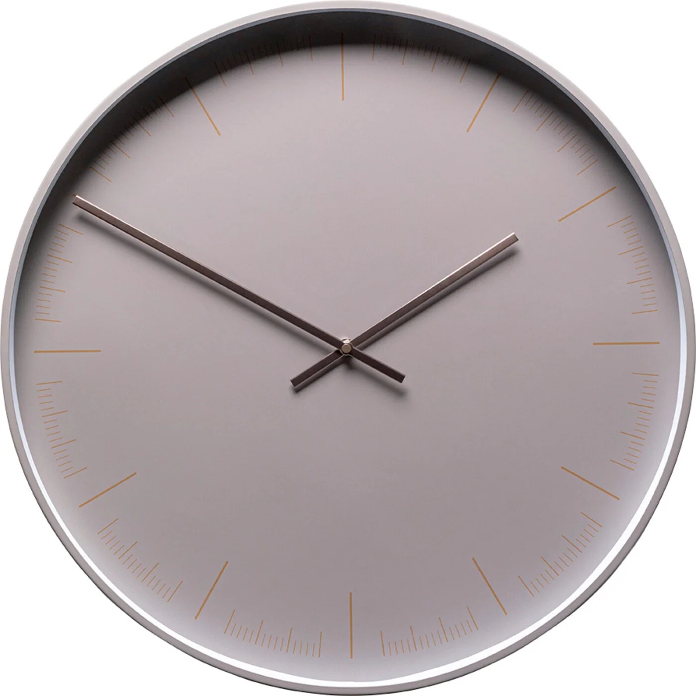 Wanduhr Schlicht in Rosa Ø51 cm