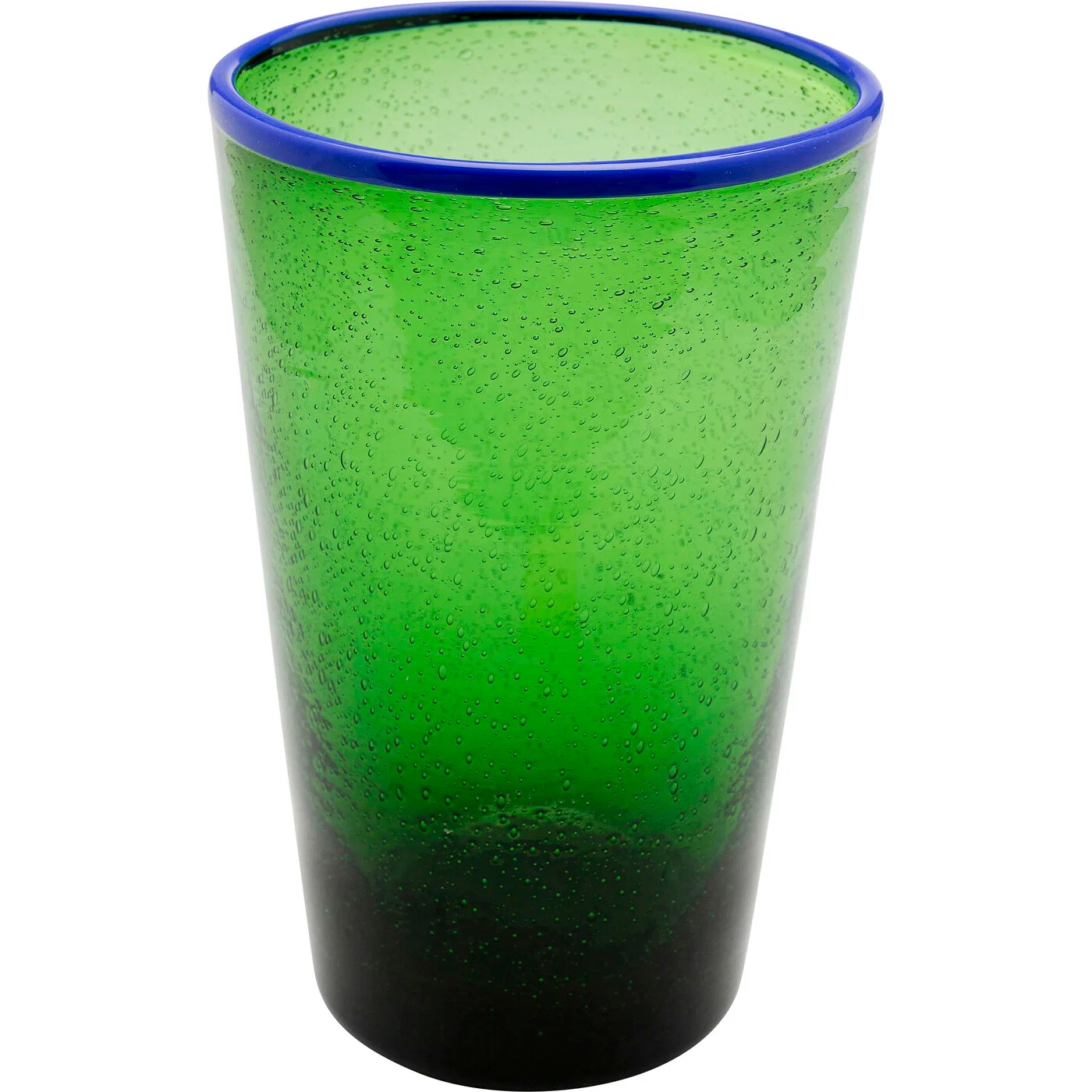 Wasserglas Blasenglas Grün 14cm – 16er-Set