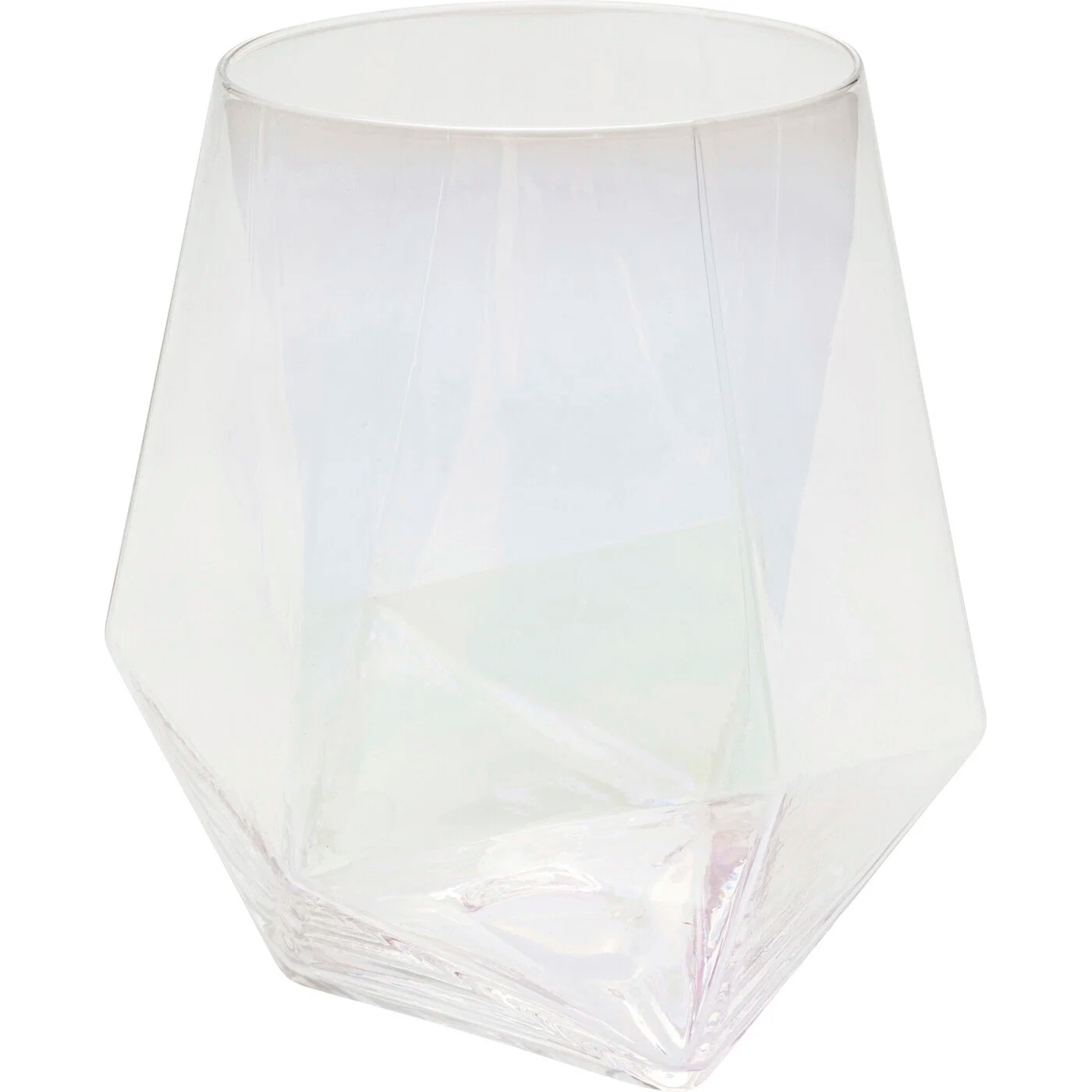 Wasserglas Facettenschliff Klar 12cm – 16er-Set