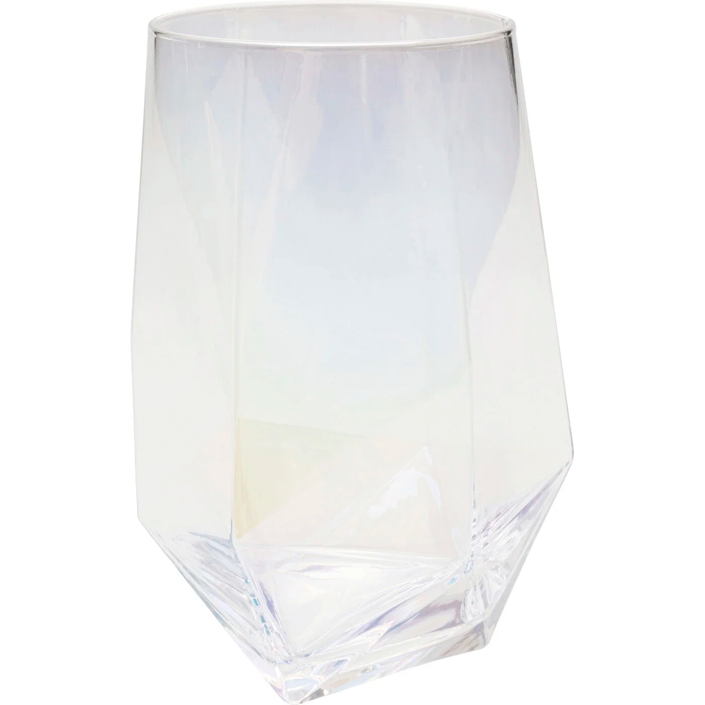 Wasserglas Facettenschliff Klar 15cm – 16er-Set