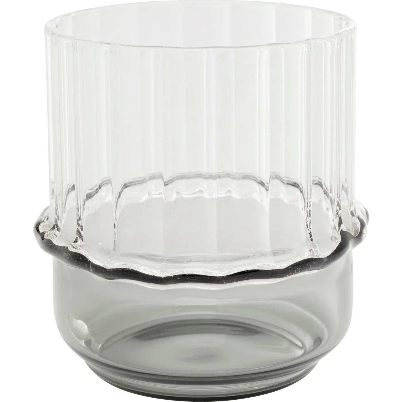 Wasserglas Glasrelief 9cm – 16er-Set