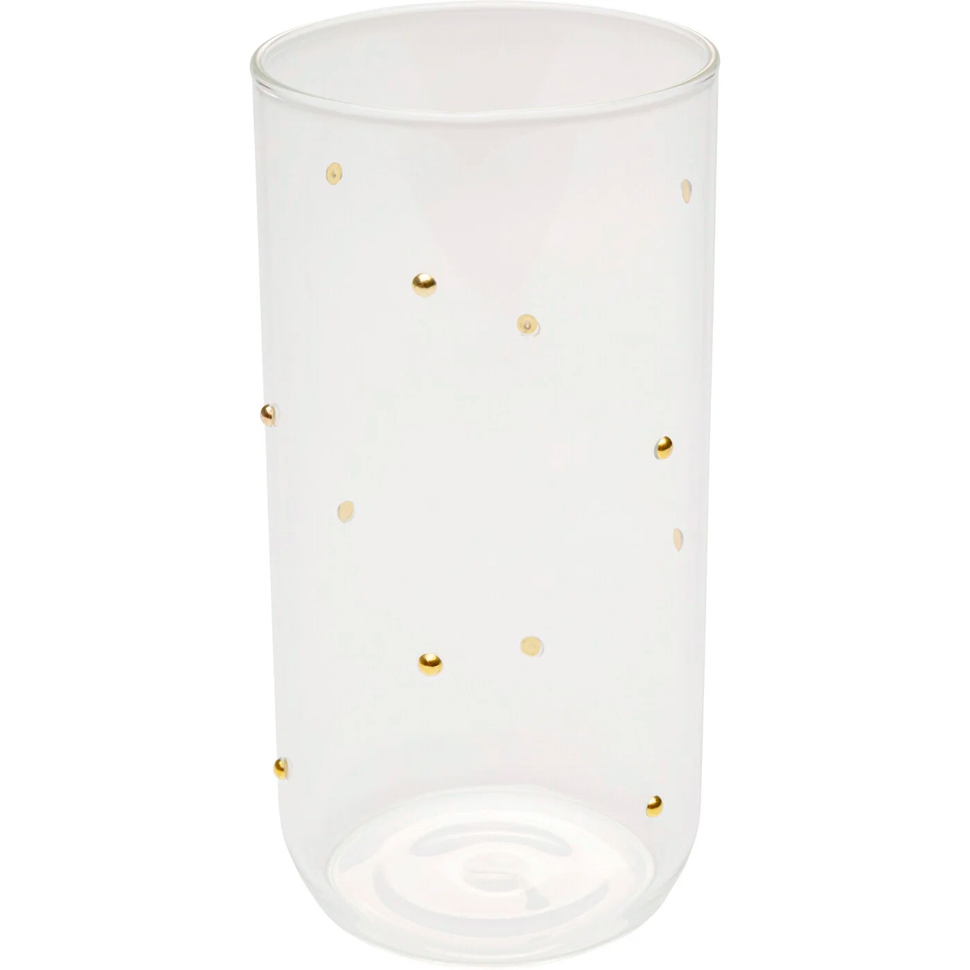 Wasserglas Punktglanz Gold 14cm – 16er-Set
