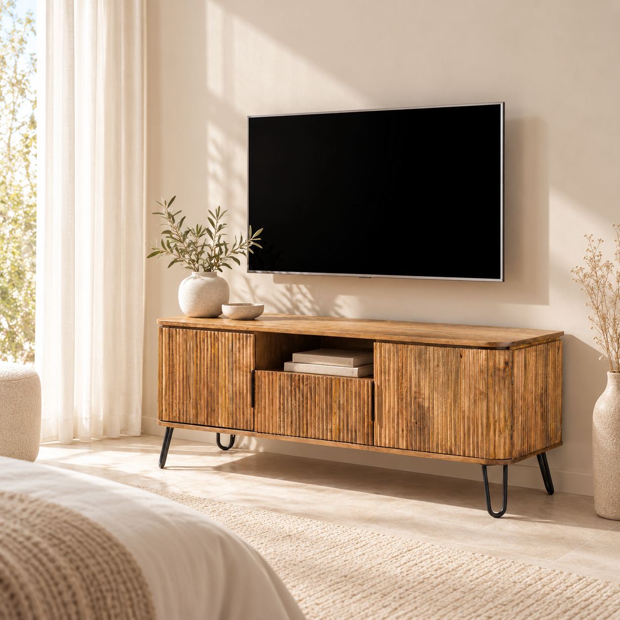 TV-Möbel Fjord 1 Schublade + 2 Türen