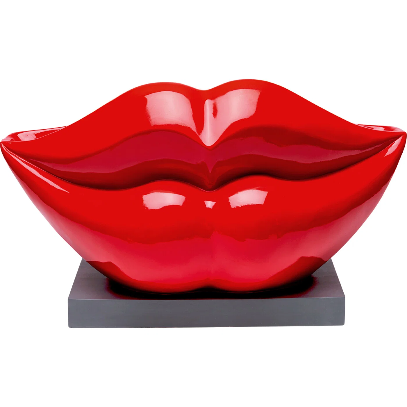 Weinkühler Lippenform in Rot