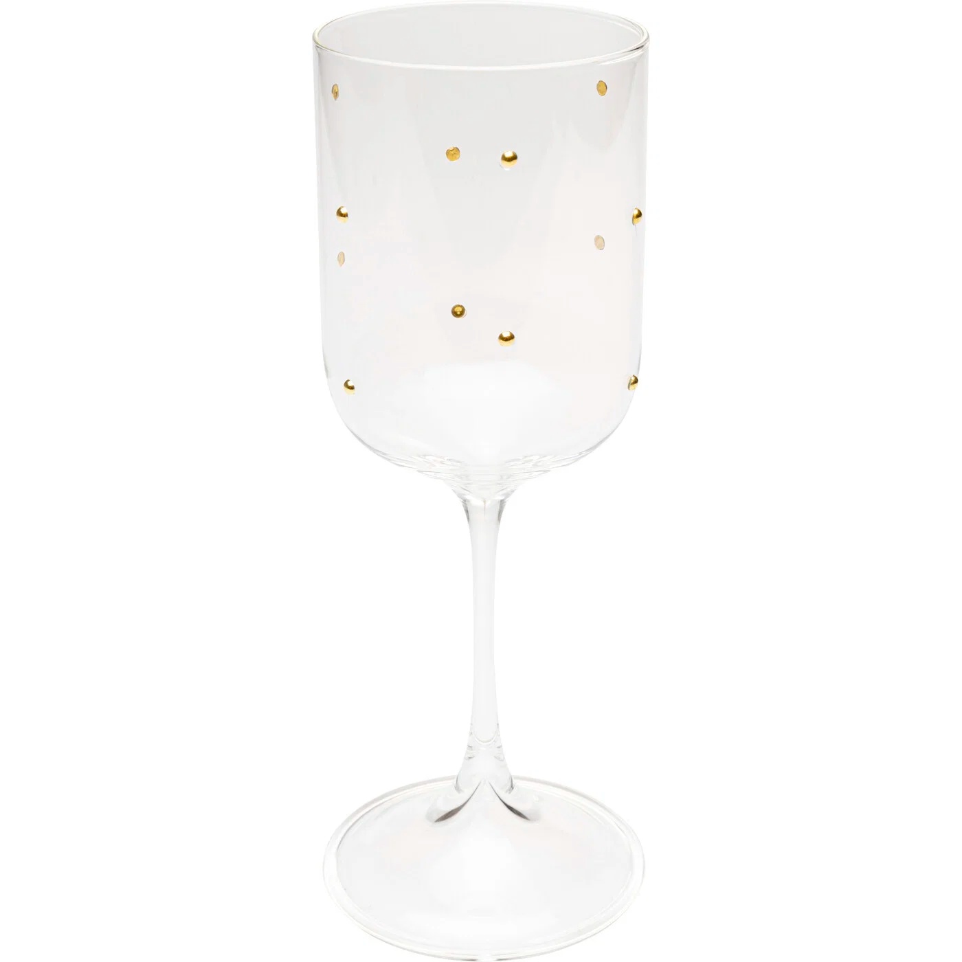 Weißweinglas Punktglanz Gold 22cm – 16er-Set