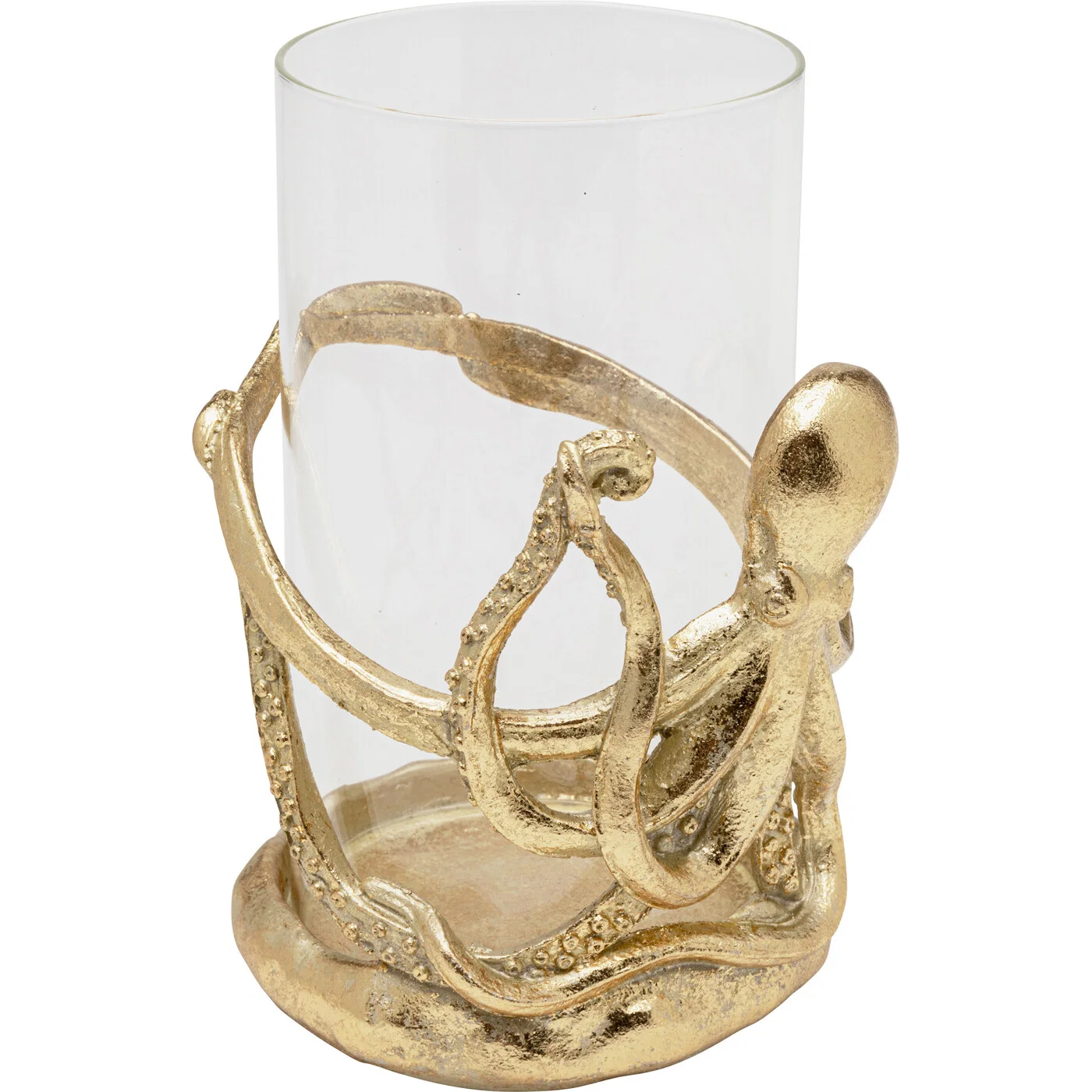 Windlicht Tentakel Gold 19 cm
